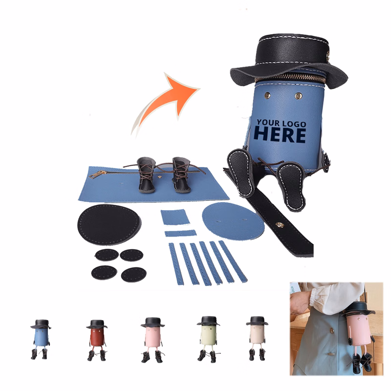 DIY PU Leather Shoulder Bag Making Set