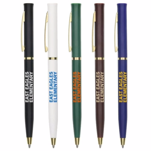Gold Trim Twist Pen for Hotel