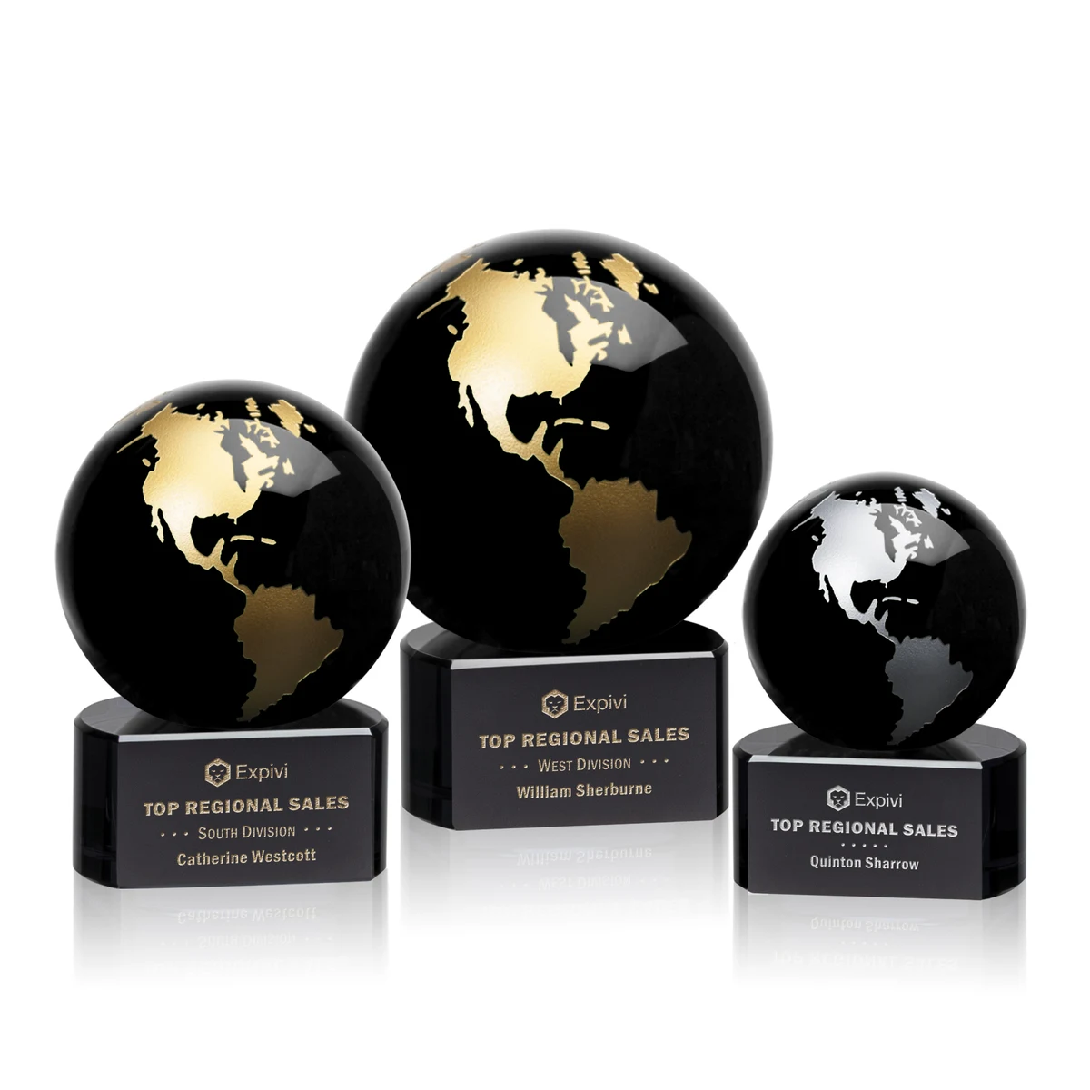 Marcana Globe Award - Black/Gold 1