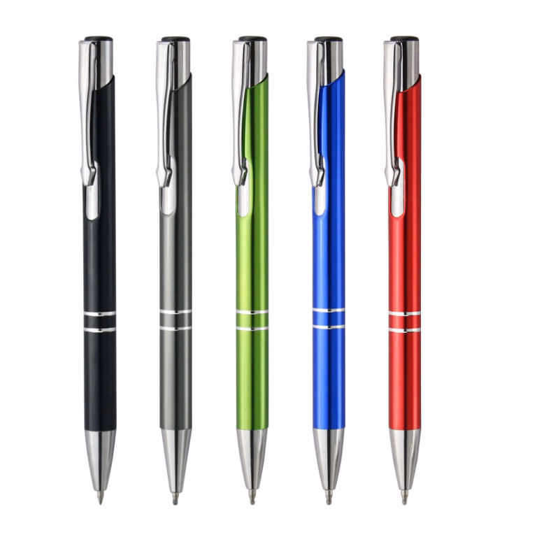 Sleek Metal Finish Ballpoint Pen