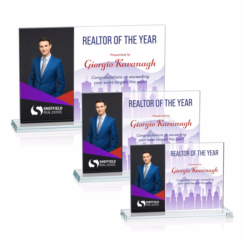 Composite Horizontal VividPrint™ Award - Black
