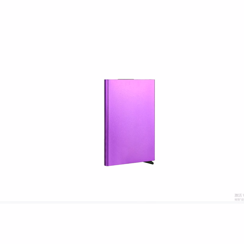 RFID Blocking Aluminum Pop-Up Card Holder