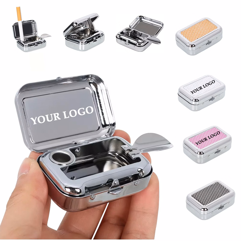 Mini Stainless Steel Metal Ashtray