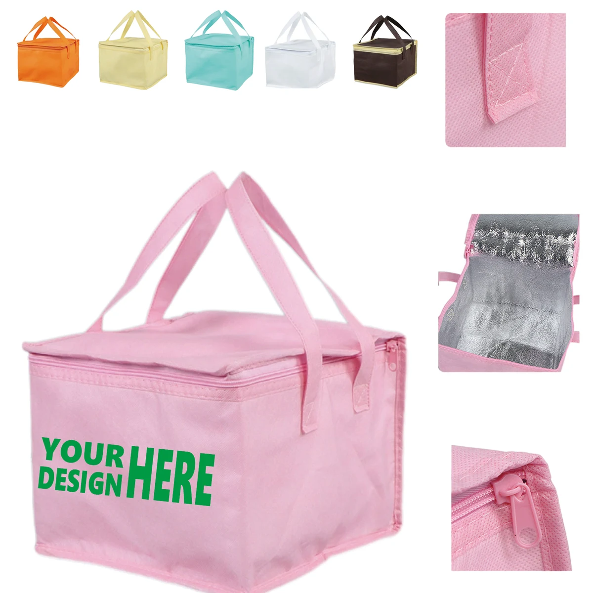 Insulated Cooler Bag Made of Non-Woven Material 1