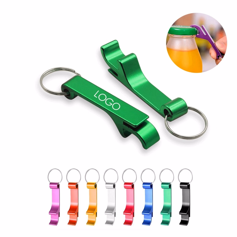 Aluminum Beer Bottle Opener Keychain