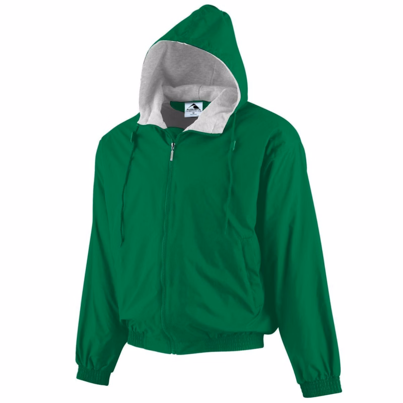 Hooded Taffeta Jacket/Fleece Lined