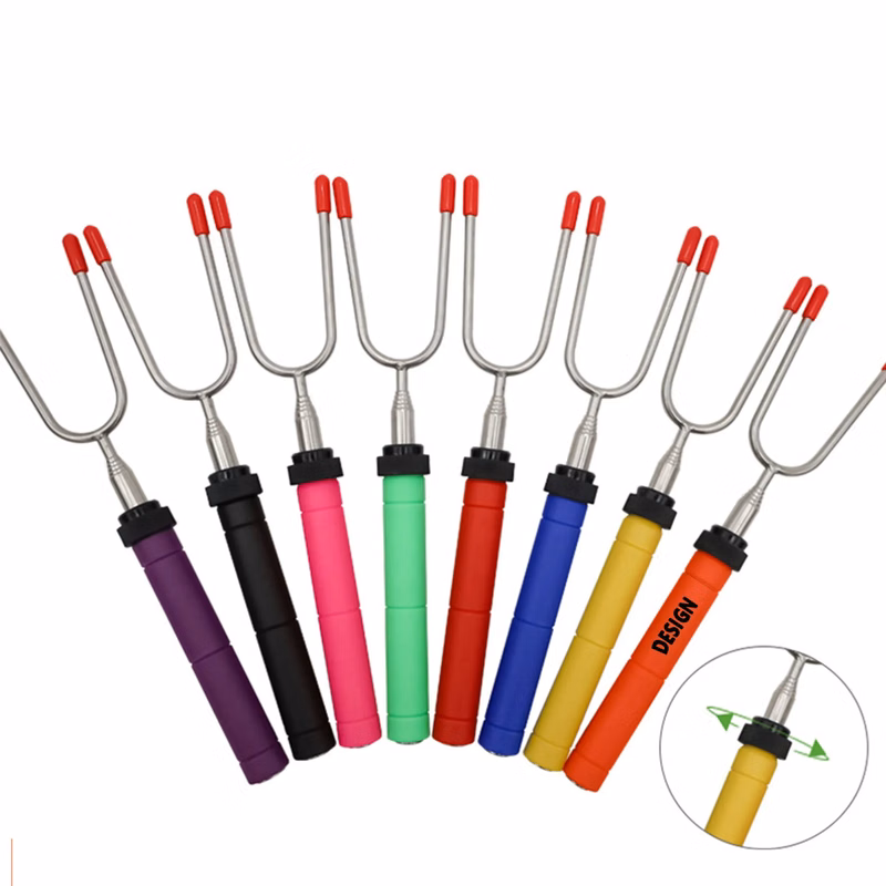 Telescoping Multicolored 34 Inch Hot Dog Sticks