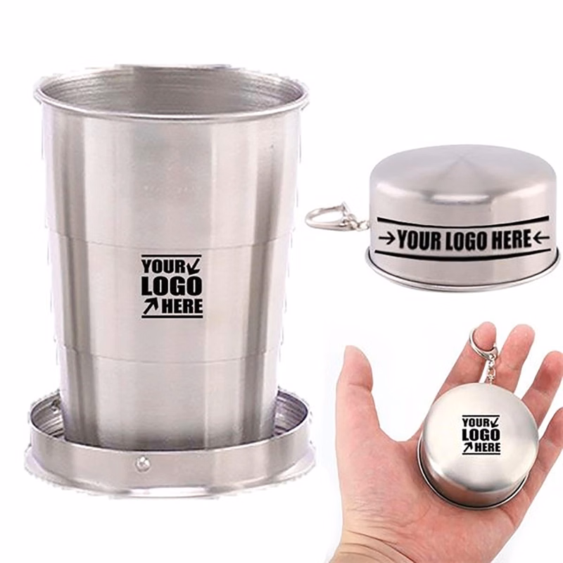 Stainless Steel Portable Outdoor Camping Collapsible Cup