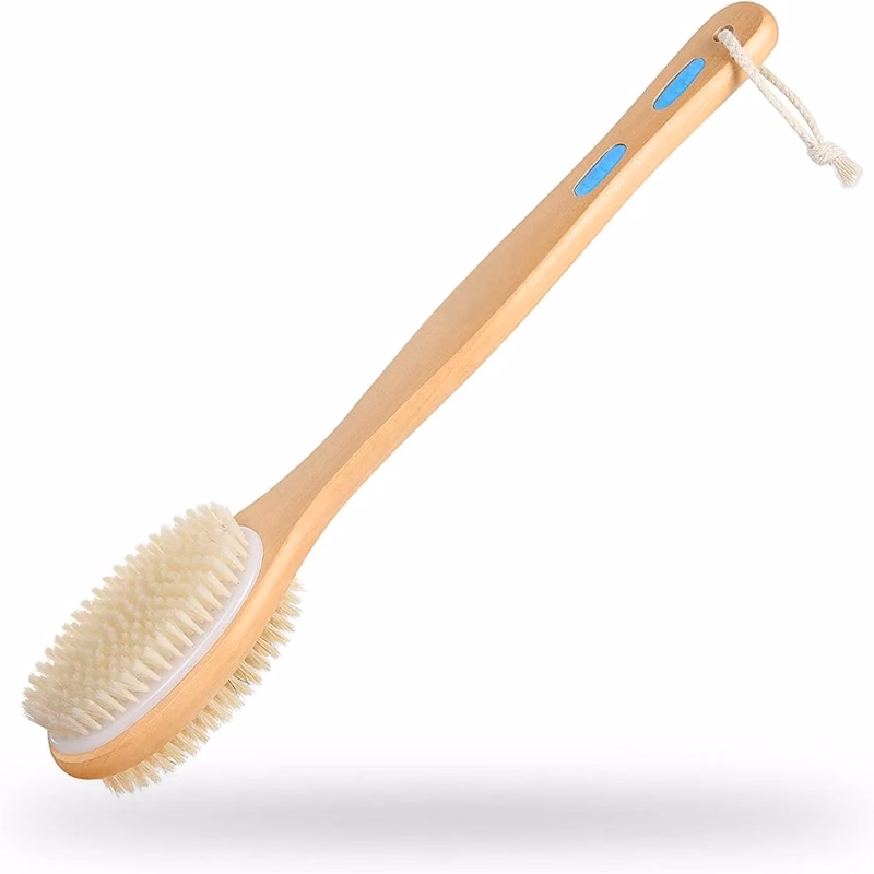 Pure Natural Lotus Wood Bath Brush