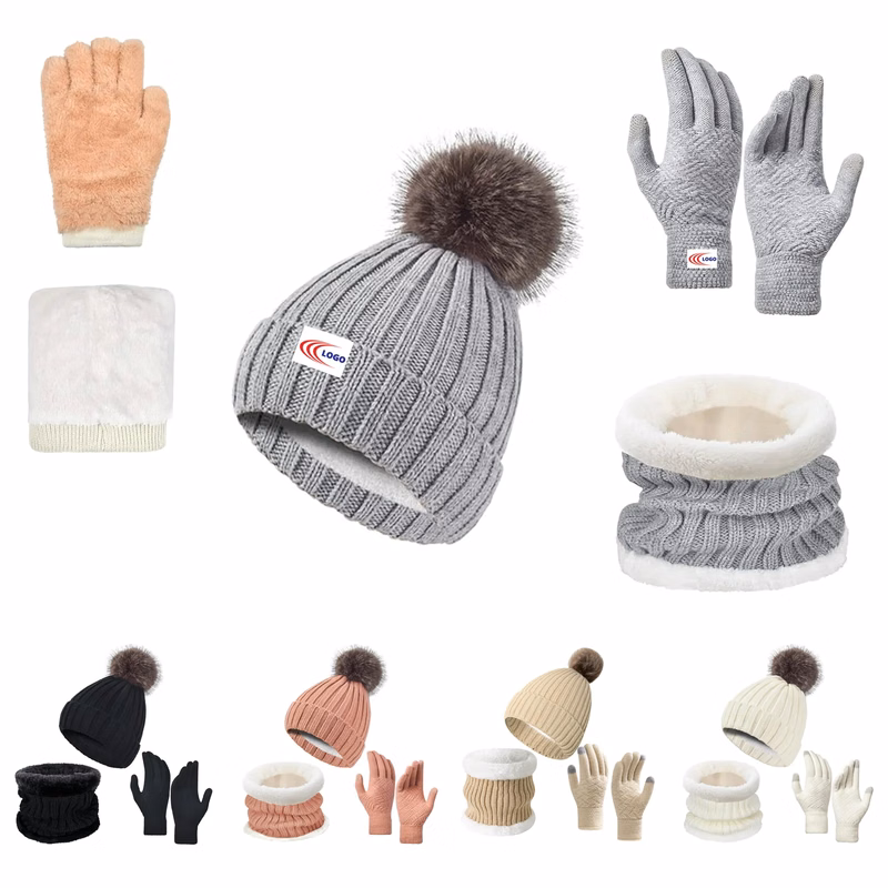 Winter Warmth Three-Piece Set MOQ 50sets
