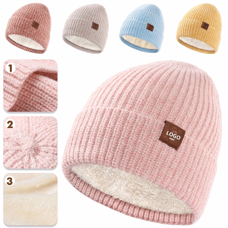 Winter Thick Knit Beanie Hats