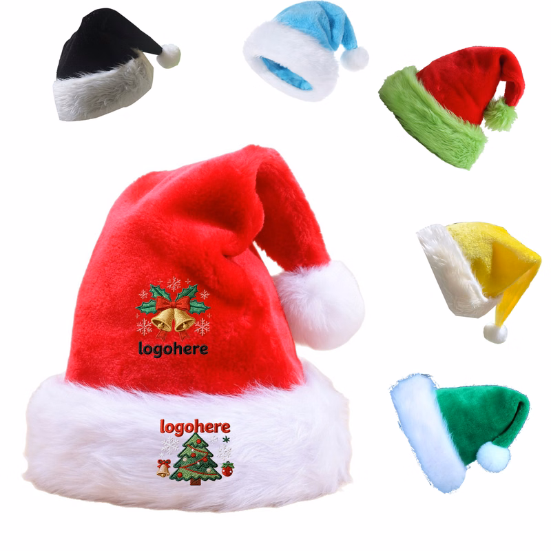 MOQ 50 Soft Santa Hat