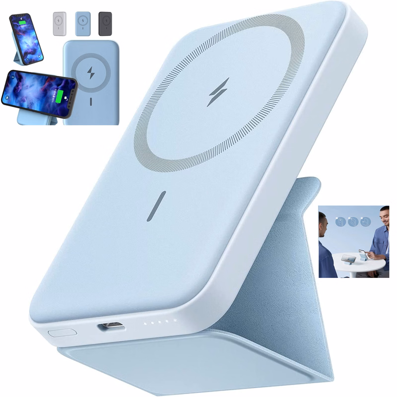 5000mAh Foldable Magnetic Wireless Portable Charger