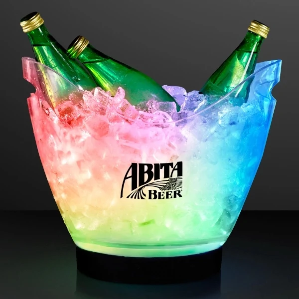 LED large ice bucket with remote 1