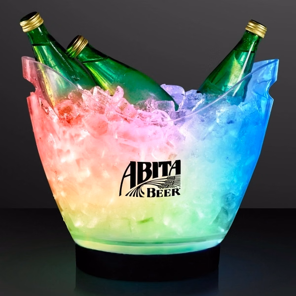 LED large ice bucket with remote