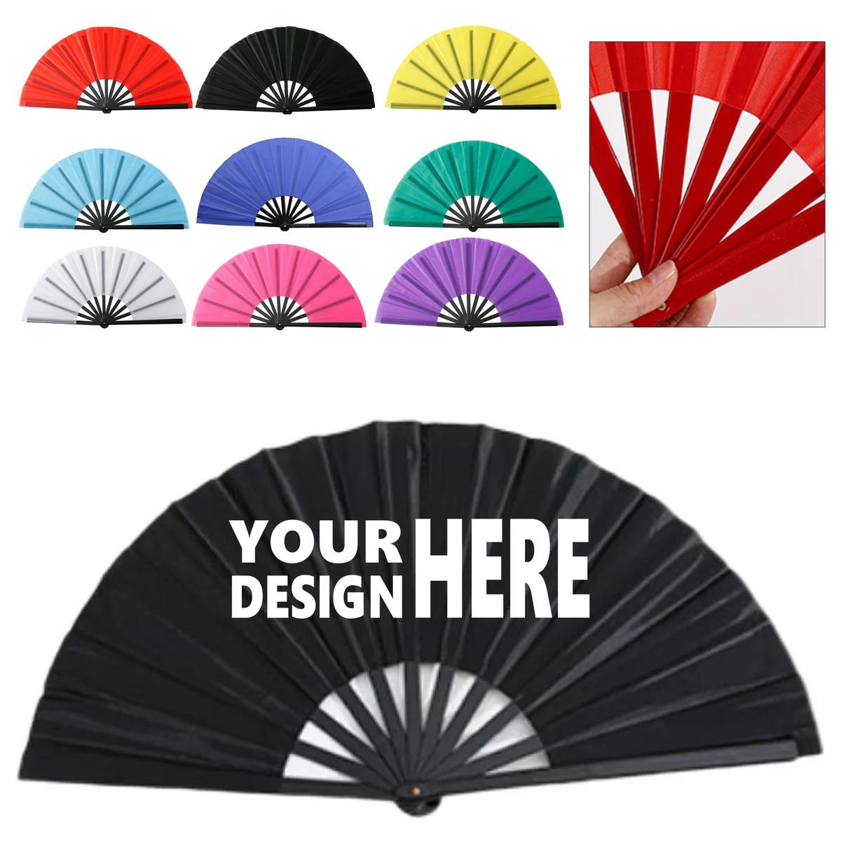 Handheld Hand Fan with Folding Design 1