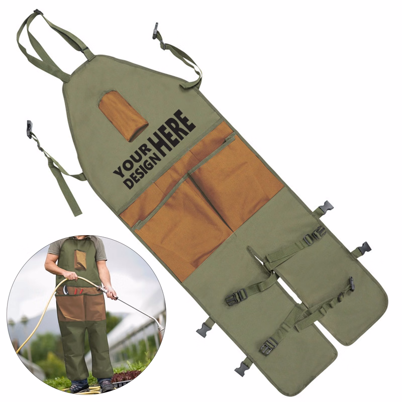 Garden Leg Apron With Multiple Pockets