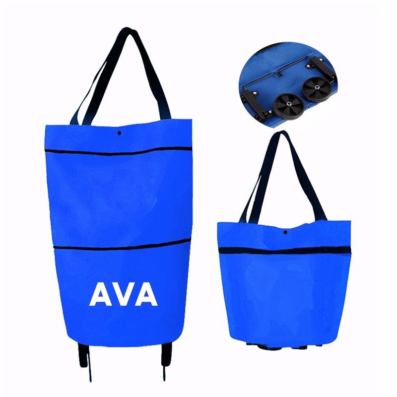 Retractable Shopping Bag w/ Wheels