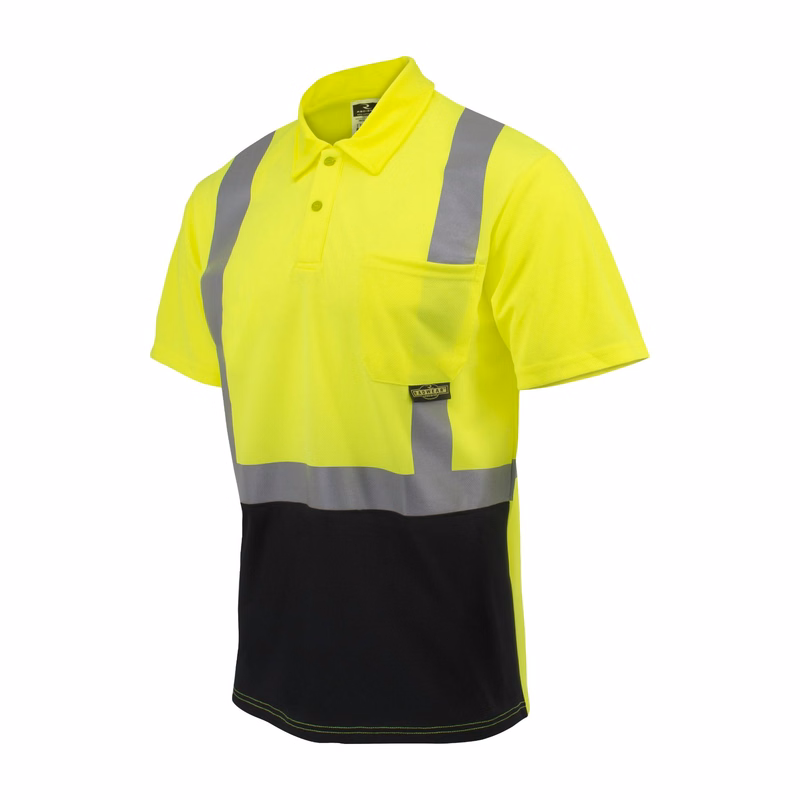 Radians ST12B Class 2 Hi Vis Color Blocked Safety Polo Shirt