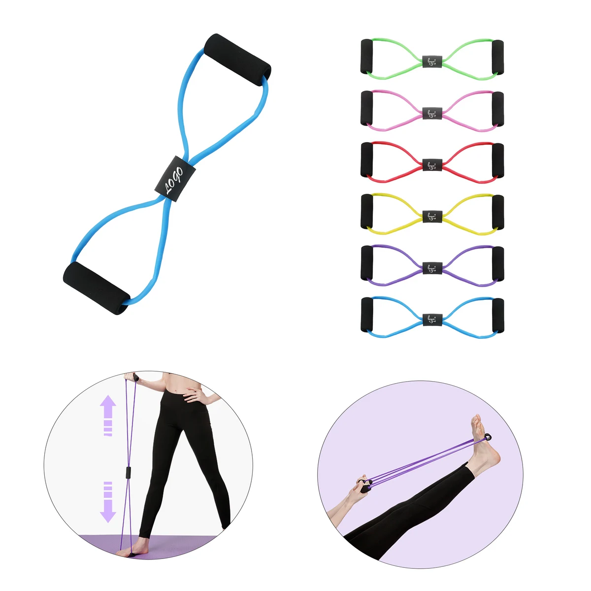Fitness Figure-eight Resistance Band 1