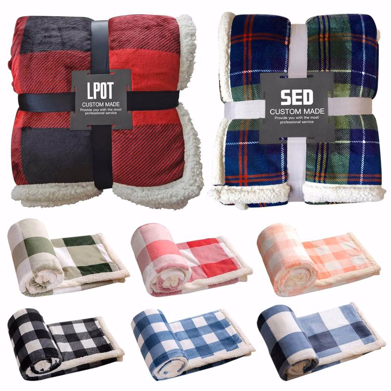 Blankets with Sherpa Reverse