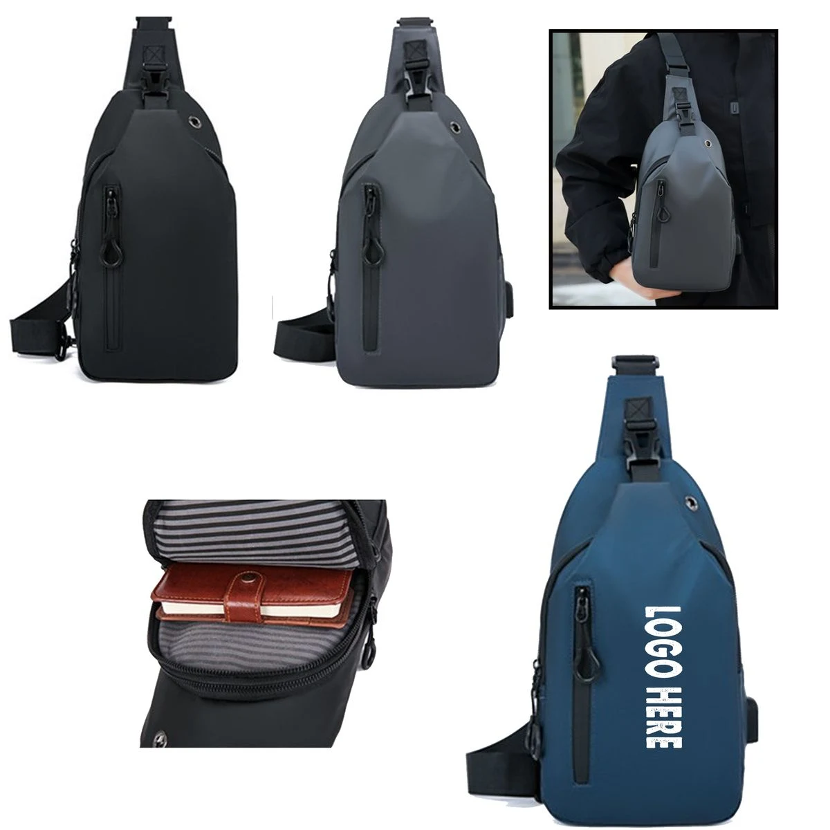 Insulated Minimalist Business Single Shoulder Bag 1