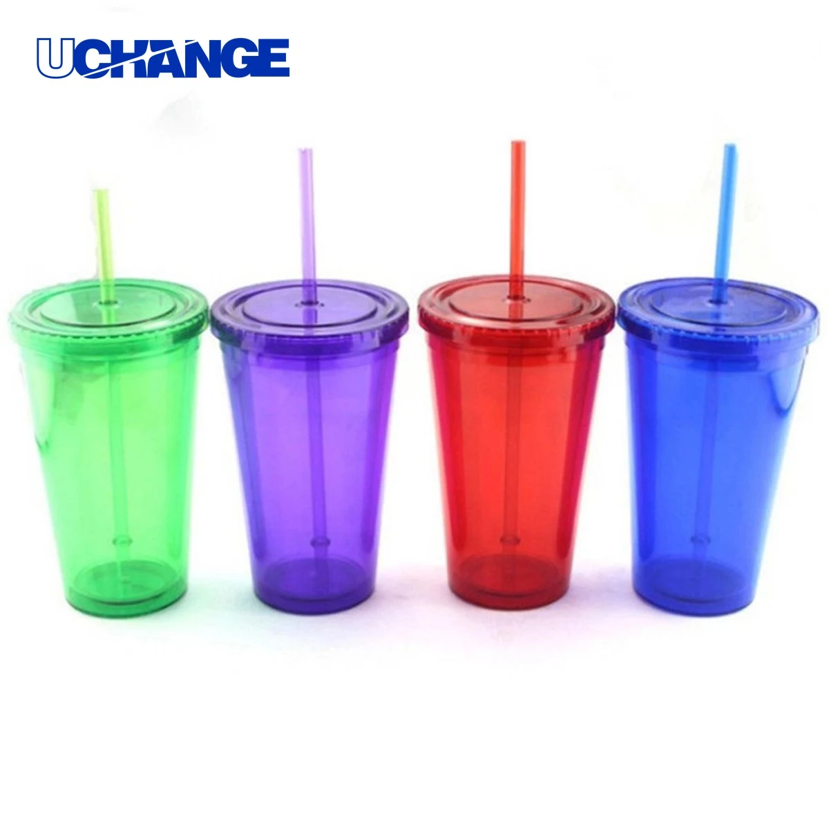 Double Walled Plastic Sippy Cup Container 1