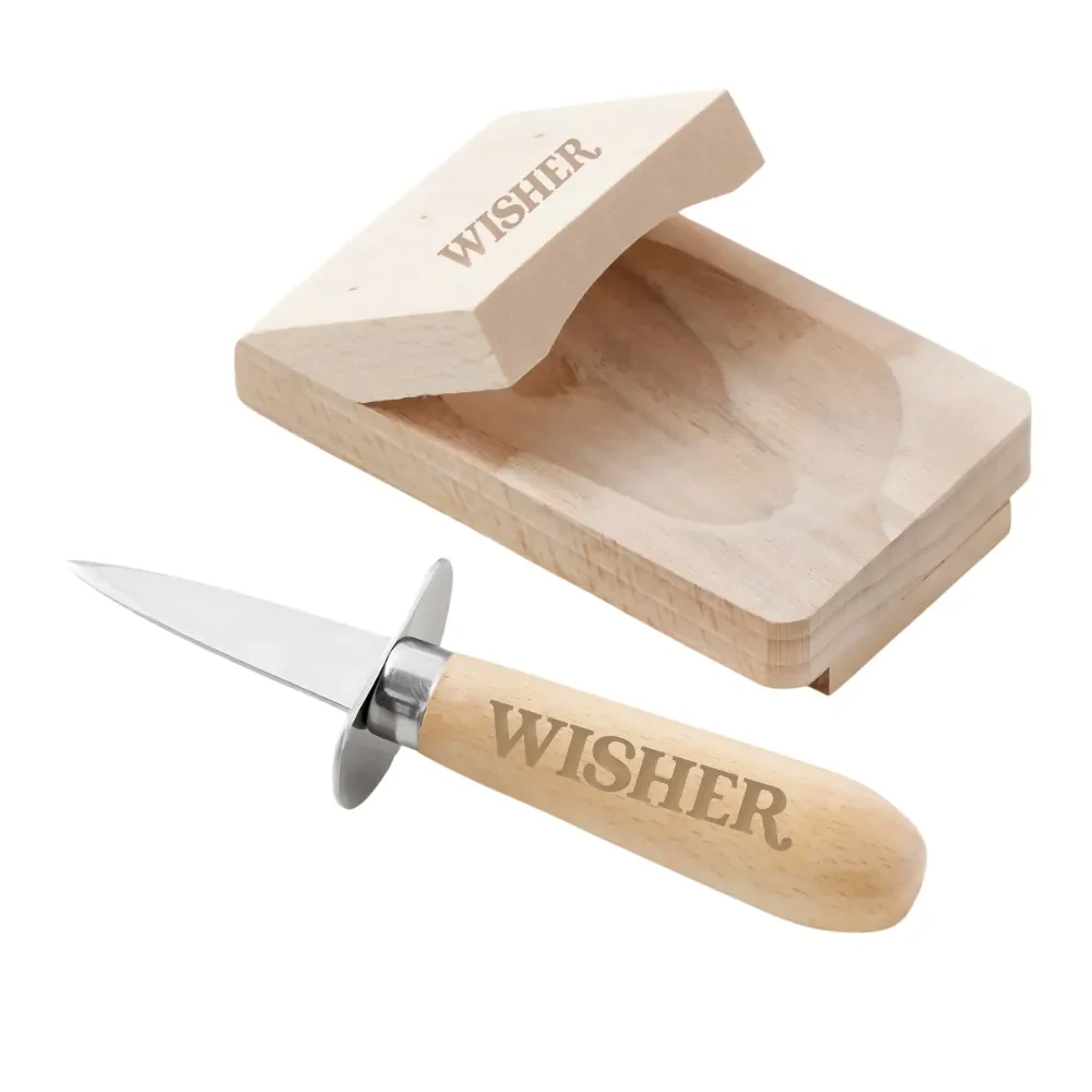 Oyster Knife and Holder Set, custom kitchen gadget with logo imprint 1