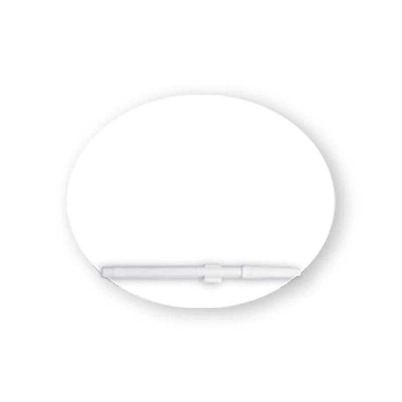 8"X8" Oval Printed Memo Board w/Magnets or Tape on Back 1