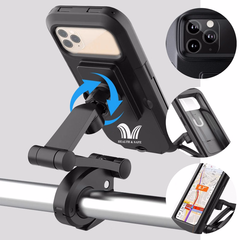 Motorcycle Bike Phone Mount  Waterproof  Mobile Box Case