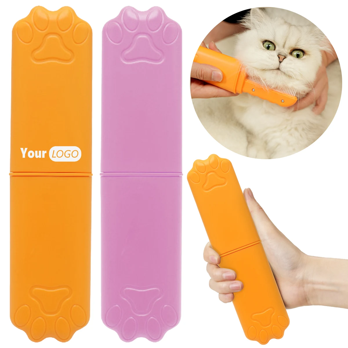 Plastic Pet Cleaning And Hair Removal Comb 1