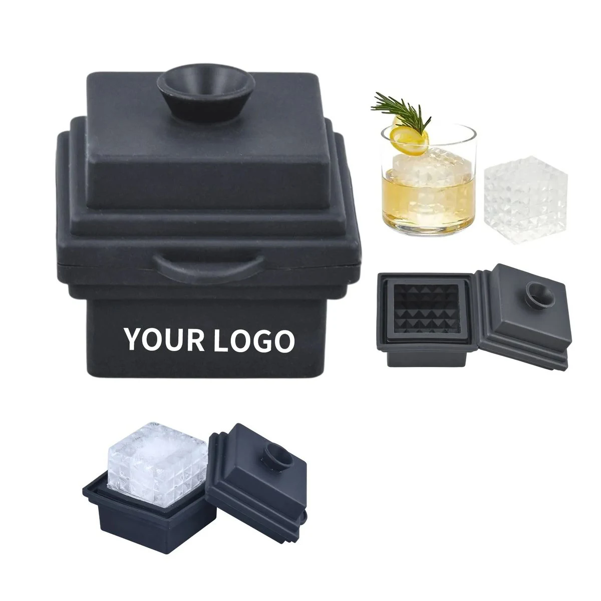 Easy Release Ice Mold for Cocktails or Drinks 1