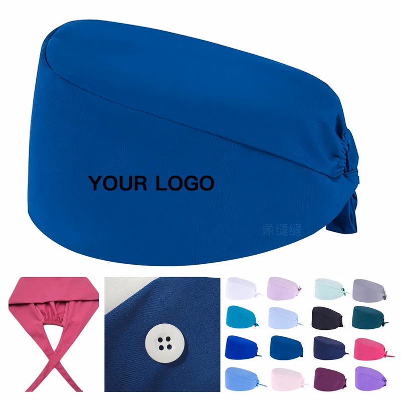 Cotton Polyester Nurse Cap For Long Shifts