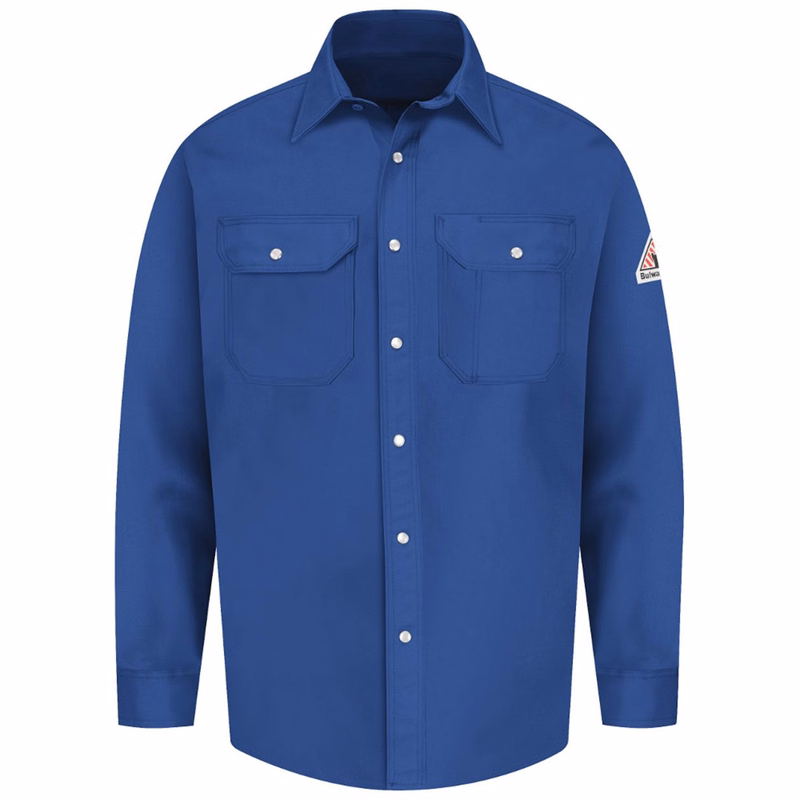 Men's Tall Snap-Front Uniform Shirt - EXCEL FR - SES2T