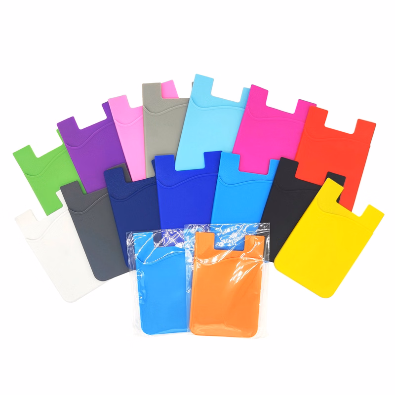 Phone Silicone Card Sleeve