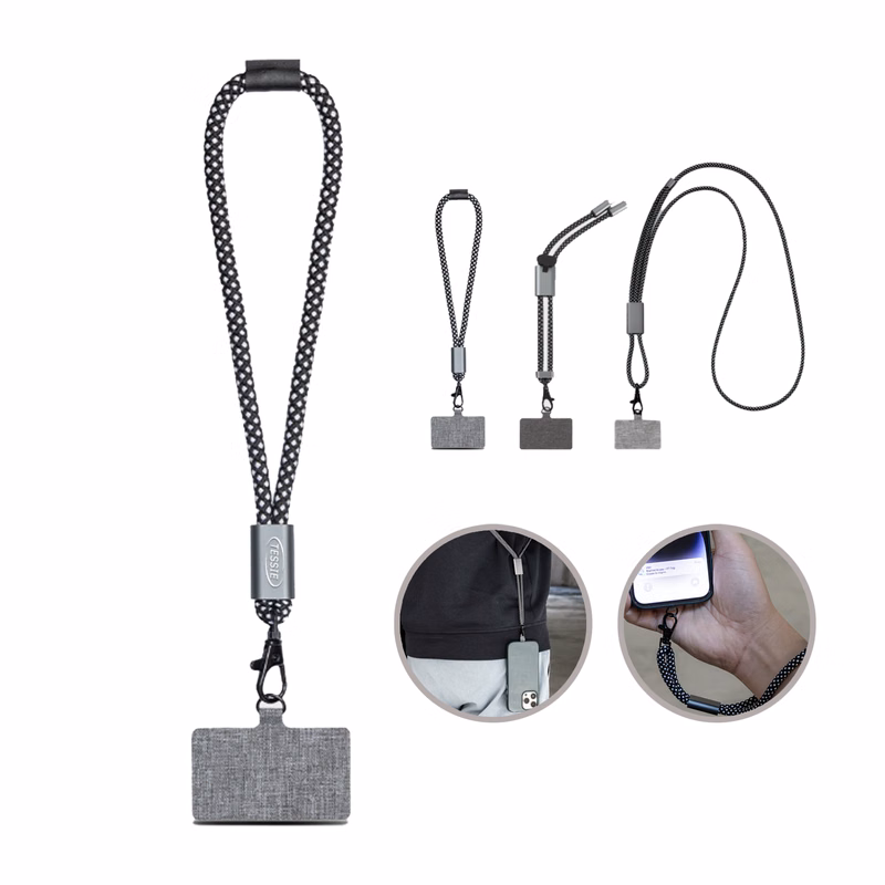 Adjustable RPET Phone Lanyard