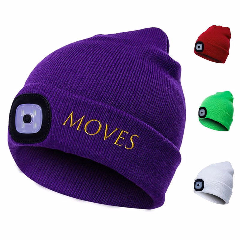 LED Luminous Knitted Lamp Cap