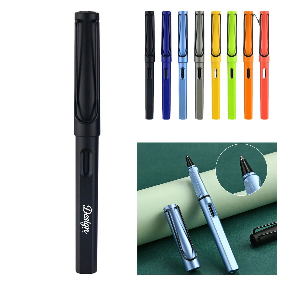 Smooth-Writing Retractable Executive Pen, custom pen with logo imprint 1