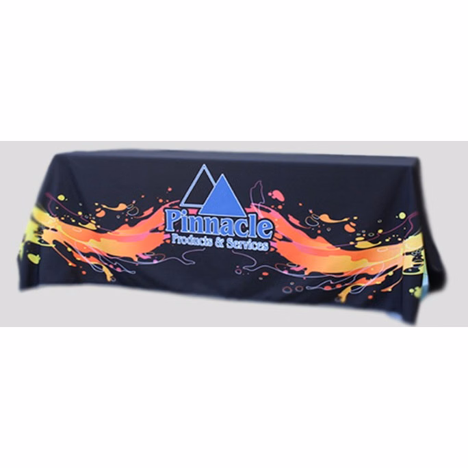 4 Foot Trade Show Table Throw - 4 Sided