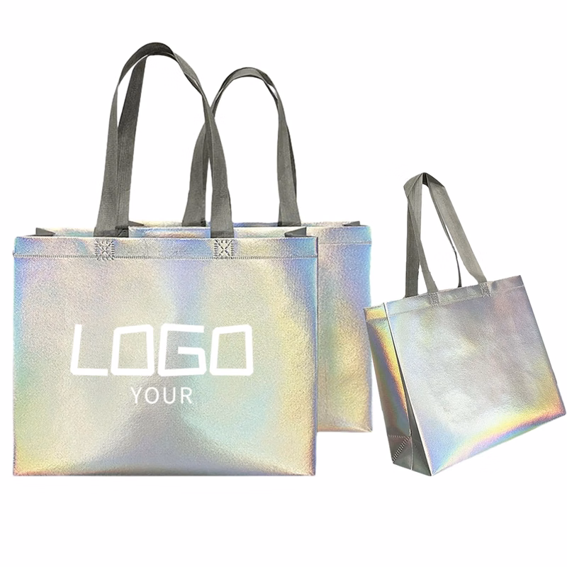 Iridescent Laser Shopping Handbag