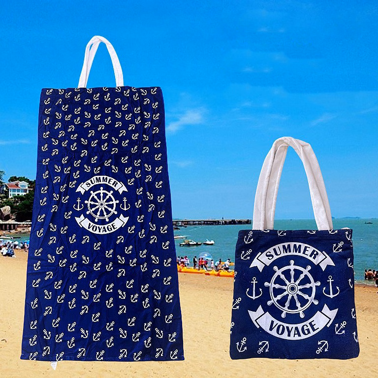 2 in 1 Beach Towel Tote