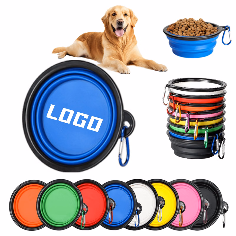 Portable Travel Collapsible Dog Bowl