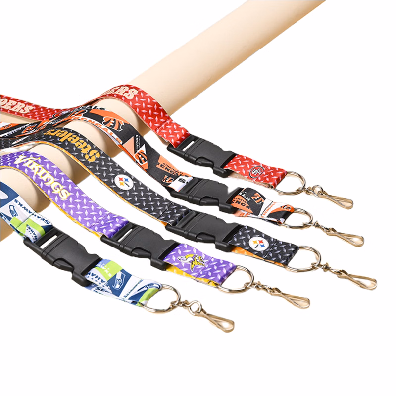 Full Color Dye Sublimation Lanyard With J-Hook