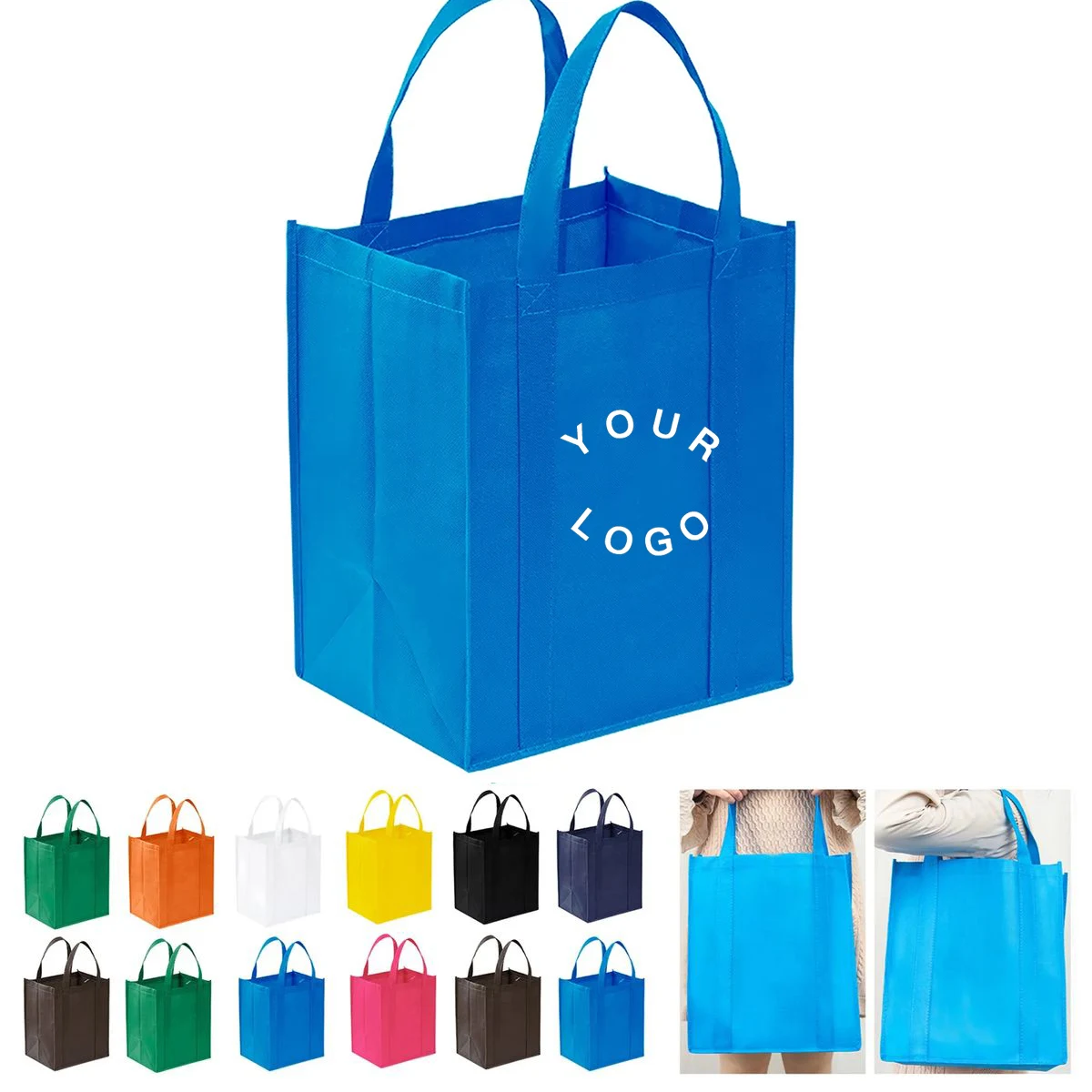 Large Non Woven Tote Bag With Reinforced Handles 1