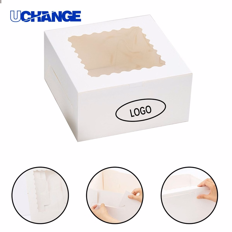 10 Inch Cake Packaging Box with Clear Window