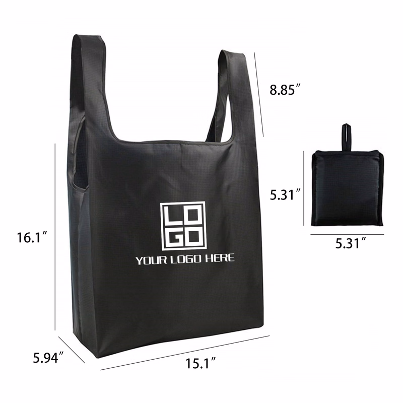 Tide Twister Folding Reusable Promotional Tote Bag