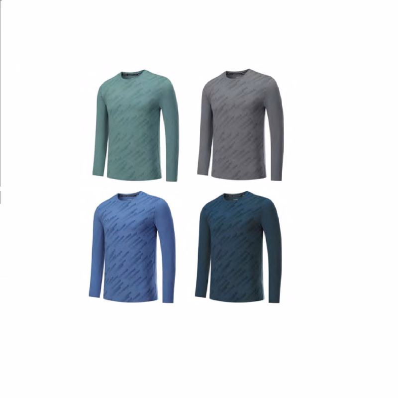 Men's Running Long Sleeve T-Shirt- Stock Style 10