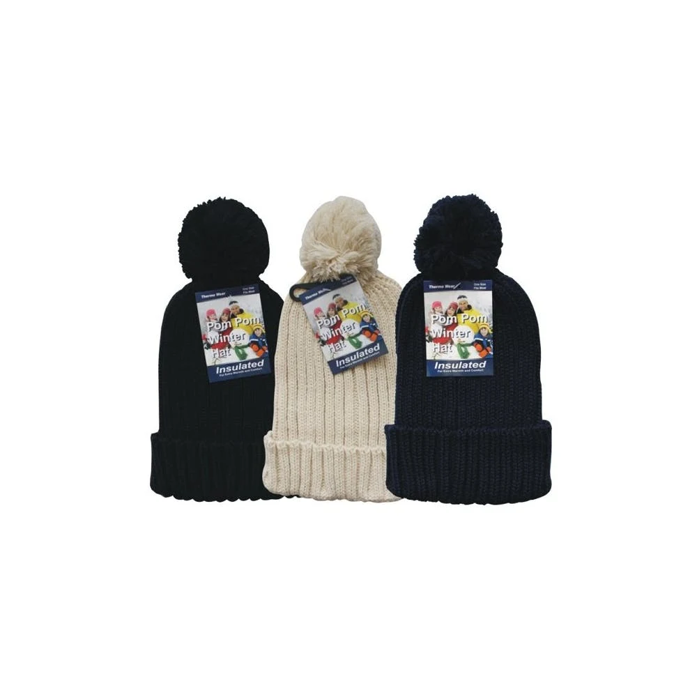 Women's Pom Hats Assorted 1