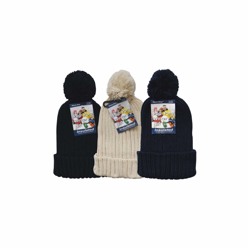 Women's Pom Hats Assorted