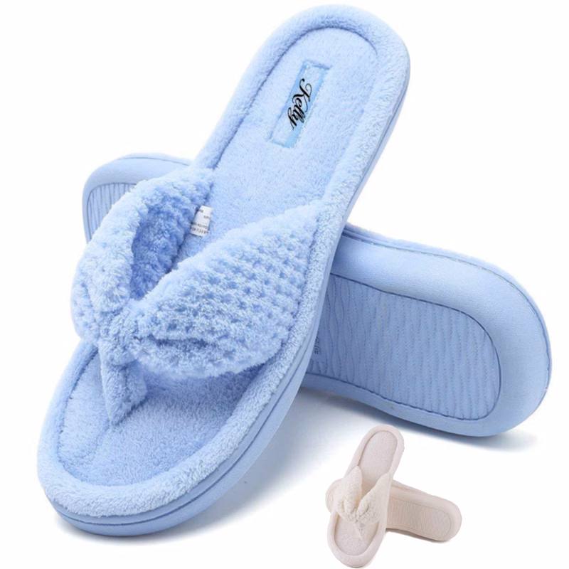 Coral Velvet Anti Slip Indoor Foam Flip Flops